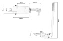 Hamulec ręczny hydrauliczny ODESA CNC pion + pompa