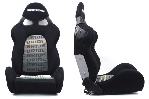 Fotel sportowy Bride Cuga black-grey