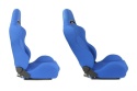 Fotel sportowy Drago blue materiał