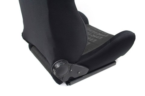 Fotel sportowy Drago Bride black materiał