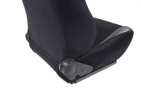 Fotel sportowy Monza Power black welur