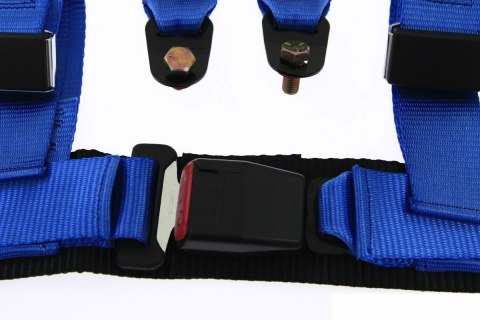 Pasy sportowe 4 punktowe Pro Sport blue