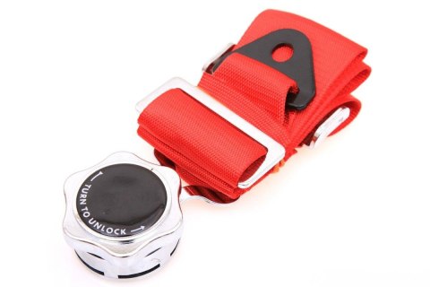 Pasy sportowe 4 punktowe Runner 3" red