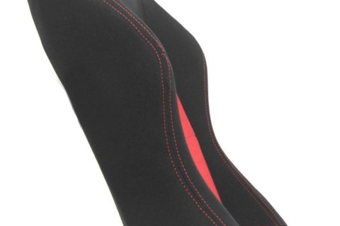 Fotel sportowy R-Look black-red materiał