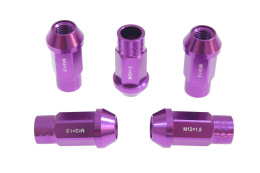 Nakrętki JBR 50mm M12 x 1.5 purple FORD / HONDA / MAZDA / MITSUBISHI / TOYOTA / LEXUS / VOLVO