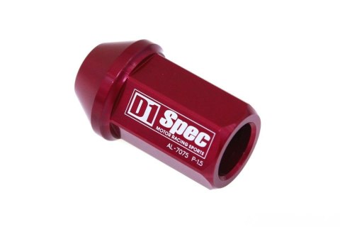 Nakrętki kute D1Spec 12 x 1.5 red aluminium