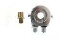 Adapter pod filtr oleju TurboWorks M22x1.5 silver AN10