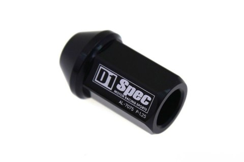 Nakrętki kute D1Spec 12 x 1.25 black aluminium