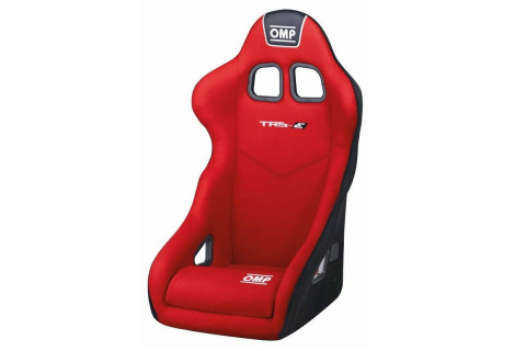 Fotel sportowy OMP FIA TRS-E red