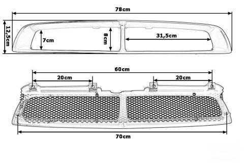 Grill SUBARU IMPREZA 2001+
