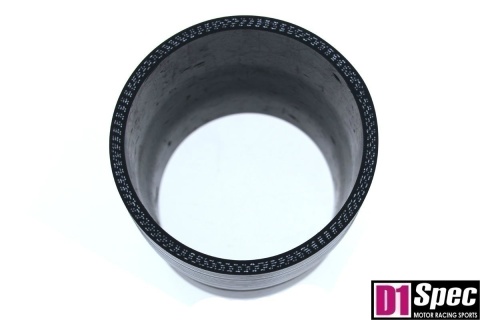 Kolanko silikonowe 45 st D1Spec black 60 mm