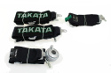 Pasy sportowe szelkowe 4 punktowe 3" Takata black harness