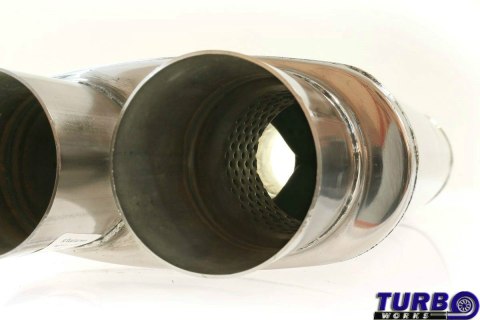 Sportowy tłumik środkowy 2,5" X-pipe TurboWorks STAL 409SS