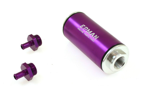 Filtr paliwa zewnętrzny Epman 8,6 mm purple