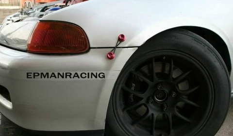 Zapinki klapy / zderzaka EPMAN Quick Release purple