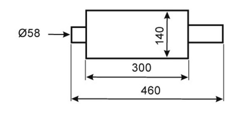Tłumik WM Sport Mugen fi 100
