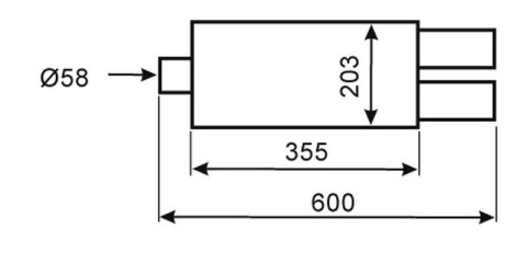 Tłumik WM Sport 2 x 80