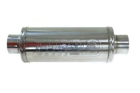 Sportowy tłumik środkowy 2,75" 450mm TurboWorks STAL 409SS