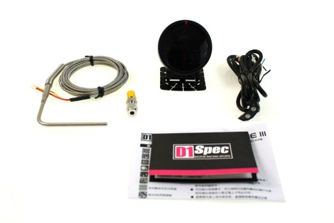 Zegar D1Spec 60mm Warning Peak TEMPERATURY SPALIN