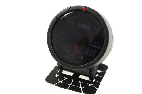 Zegar D1Spec 60mm Warning Peak TURBO ELECTRIC -1 do 2 BAR