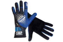 Rękawice rajdowe kartingowe OMP KS4 blue-black