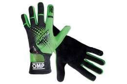 Rękawice rajdowe kartingowe OMP KS4 green-black