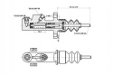 Hamulec ręczny hydrauliczny RRS pion stalowy + pompa