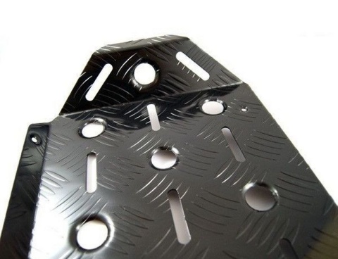 Podstopnica dla pilota RRS PRO 390x290mm aluminiowa czarna