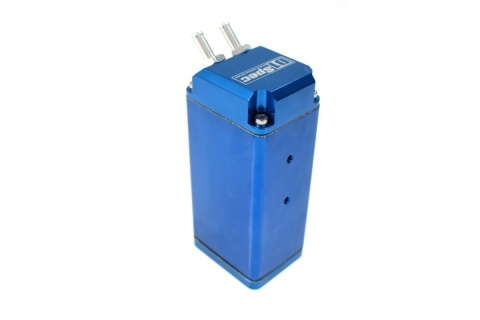 Oil catch tank D1Spec 0,9l 9mm blue Square
