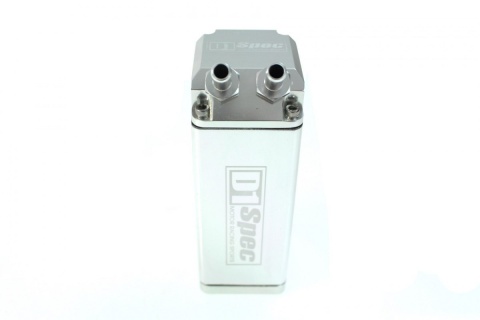 Oil catch tank D1Spec 0,9l 9mm silver Square