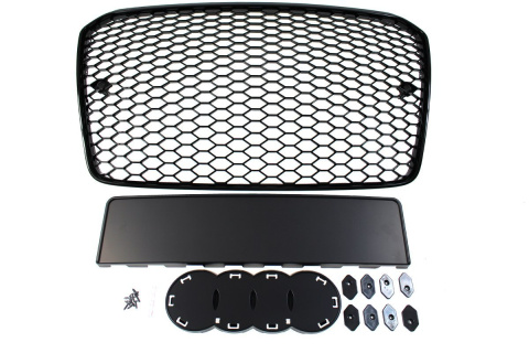 Grill AUDI A5 8T 2013-2016 RS-STYLE bright black PDC