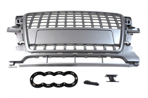 Grill AUDI Q5 8R 2009-2012 silver