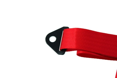 Pasy sportowe 3 punktowe 2" SLIDE red