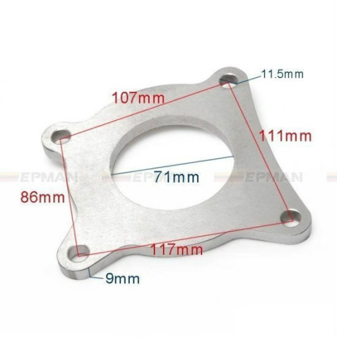 Flansza downpipe Audi TT 8J 2.0TFSI BPY