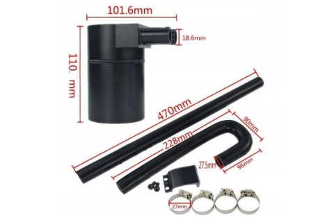 Oil catch tank BMW E90 E91 E92 E93 335i N54 + zestaw montażowy