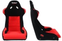 Fotel sportowy Bimarco Cobra II welur black-red