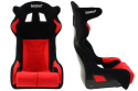 Fotel sportowy Bimarco HANS FIA Grip welur black/red