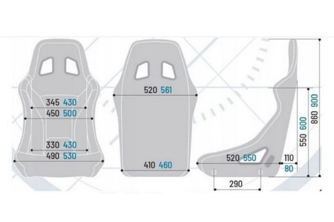 Fotel sportowy SPARCO FIA SPRINT