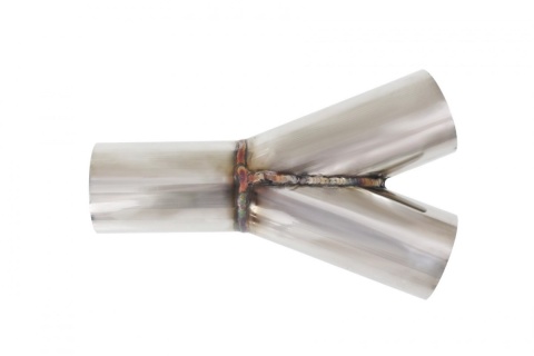 Y-Pipe trójnik wydechowy 45 st 76 - 76mm 304SS