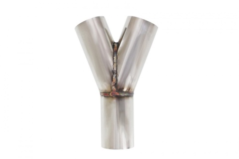 Y-Pipe trójnik wydechowy 45 st 76 - 76mm 304SS
