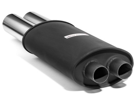 TŁUMIK SPORTOWYY 2x76mm BM SPORT