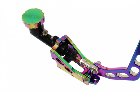 Hamulec ręczny hydrauliczny TurboWorks PION + Pompa + Zbiorniczek neochrome