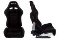 Fotel sportowy Slide X3 materiał carbon black L
