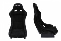 Fotel sportowy Slide RS zamsz carbon black L