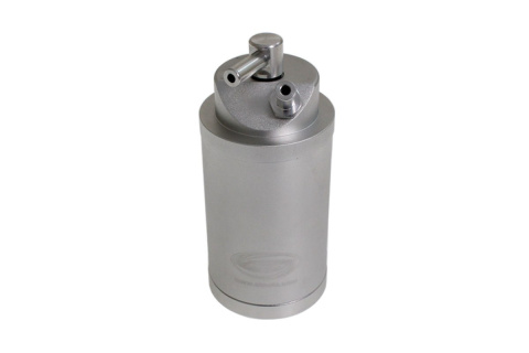 Oil catch tank Simota 0,6l 10mm silver