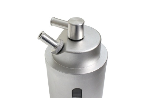 Oil catch tank Simota 0,6l 10mm silver