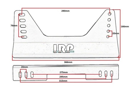 Mocowanie boczne fotela IRP Stalowe