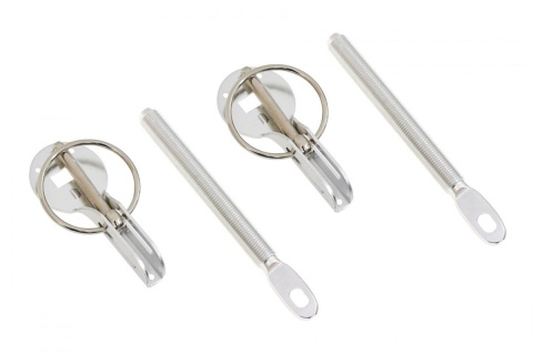 Zapinki maski EPMAN kołkowe silver