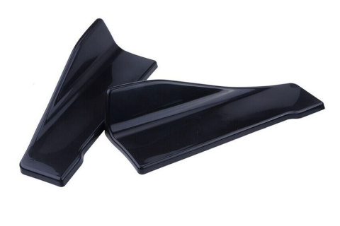 Uniwersalne lotki dokładki tylnego zderzaka black