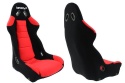 Fotel sportowy Bimarco Cobra III welur black-red